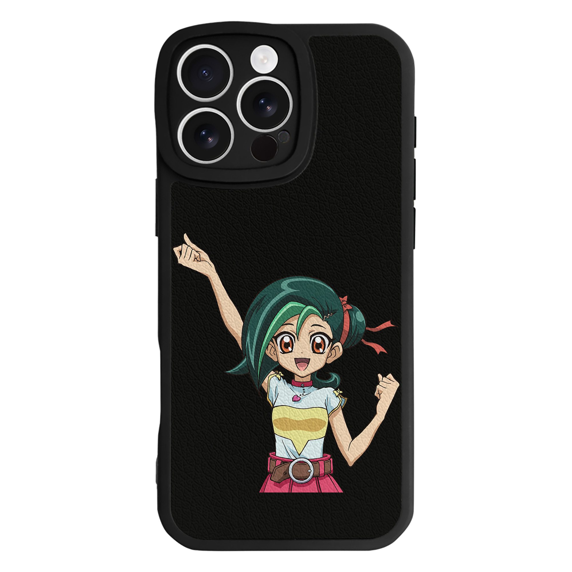 （画像用） 遊☆戯☆王 Yu-Gi-Oh! 【iPhone 16シリーズ対応】シリコンスマホケース（レザー調） 材質：シリコン